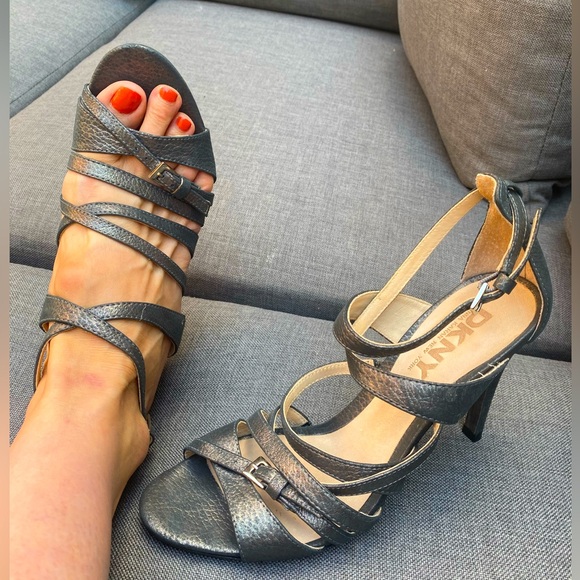 DNKY strappy high heels sandals 7.5 - Picture 2 of 6